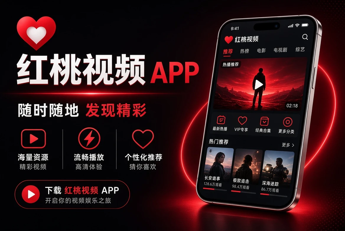 红桃视频APP移动端影视栏目与内容导览